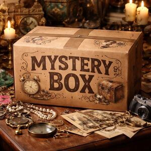 Vintage Man Cave Mystery Box 11 Items 5lb Estate Grab Bag Reseller Fun Surprise